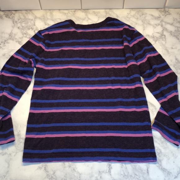 Boys Cat & Jack LS Striped Shirt - Picture 4 of 5